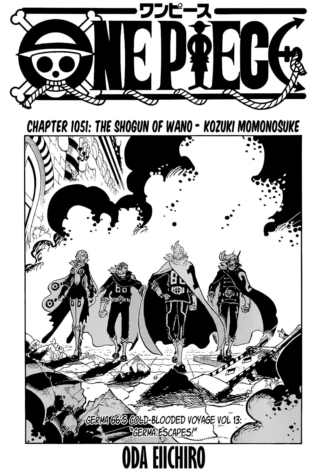  One Piece, Chapter 1051 image 01