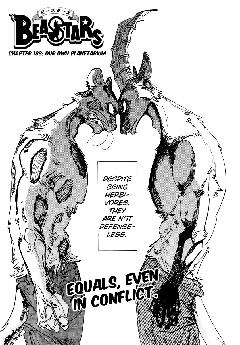 Beastars Manga, Chapter 183 image 001