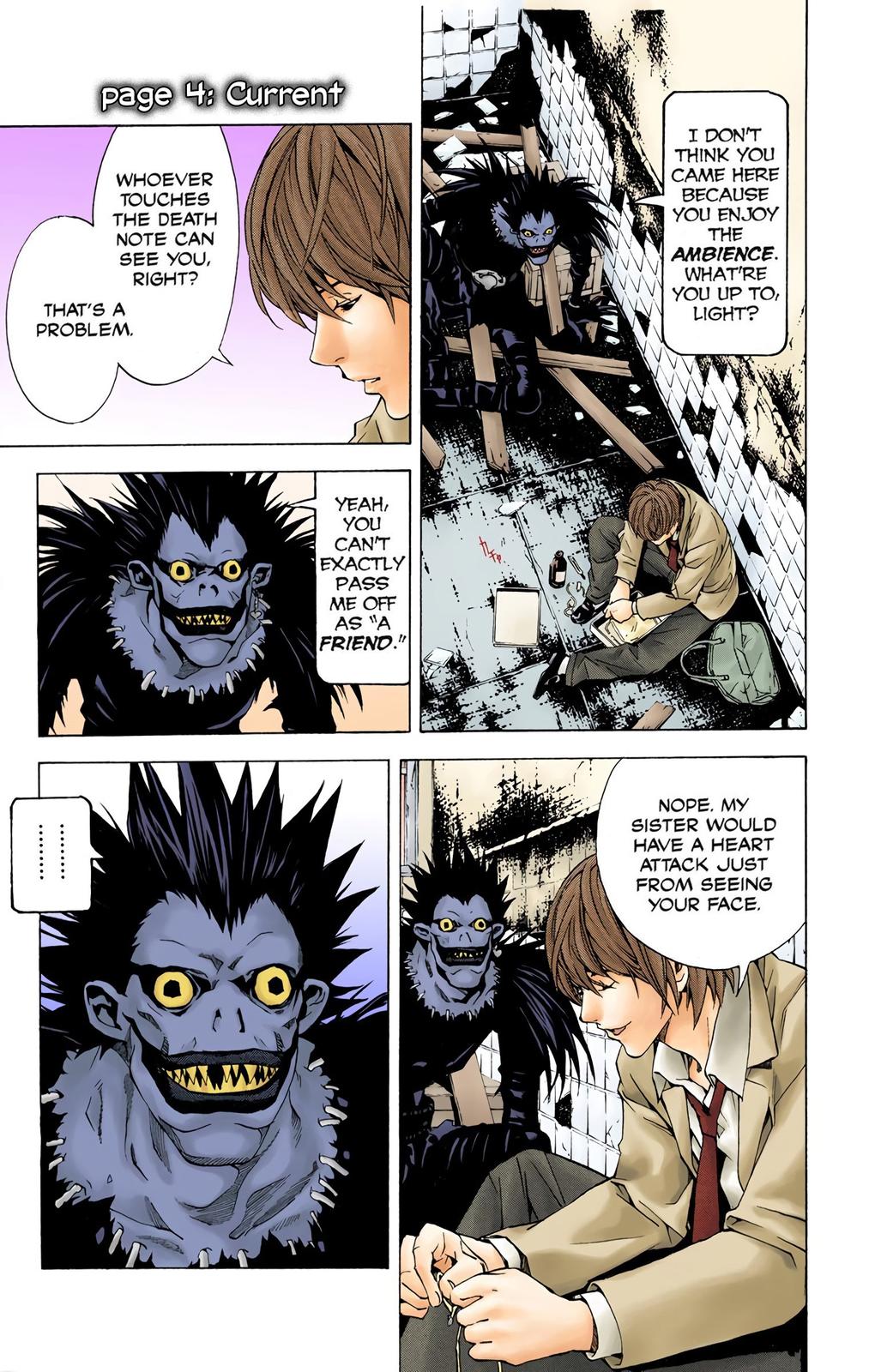  Death Note color,  Chapter 4 image 01