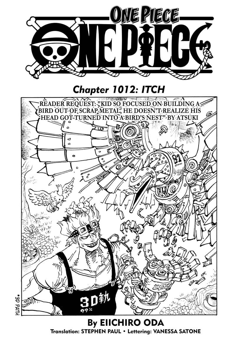  One Piece, Chapter 1012 image 01