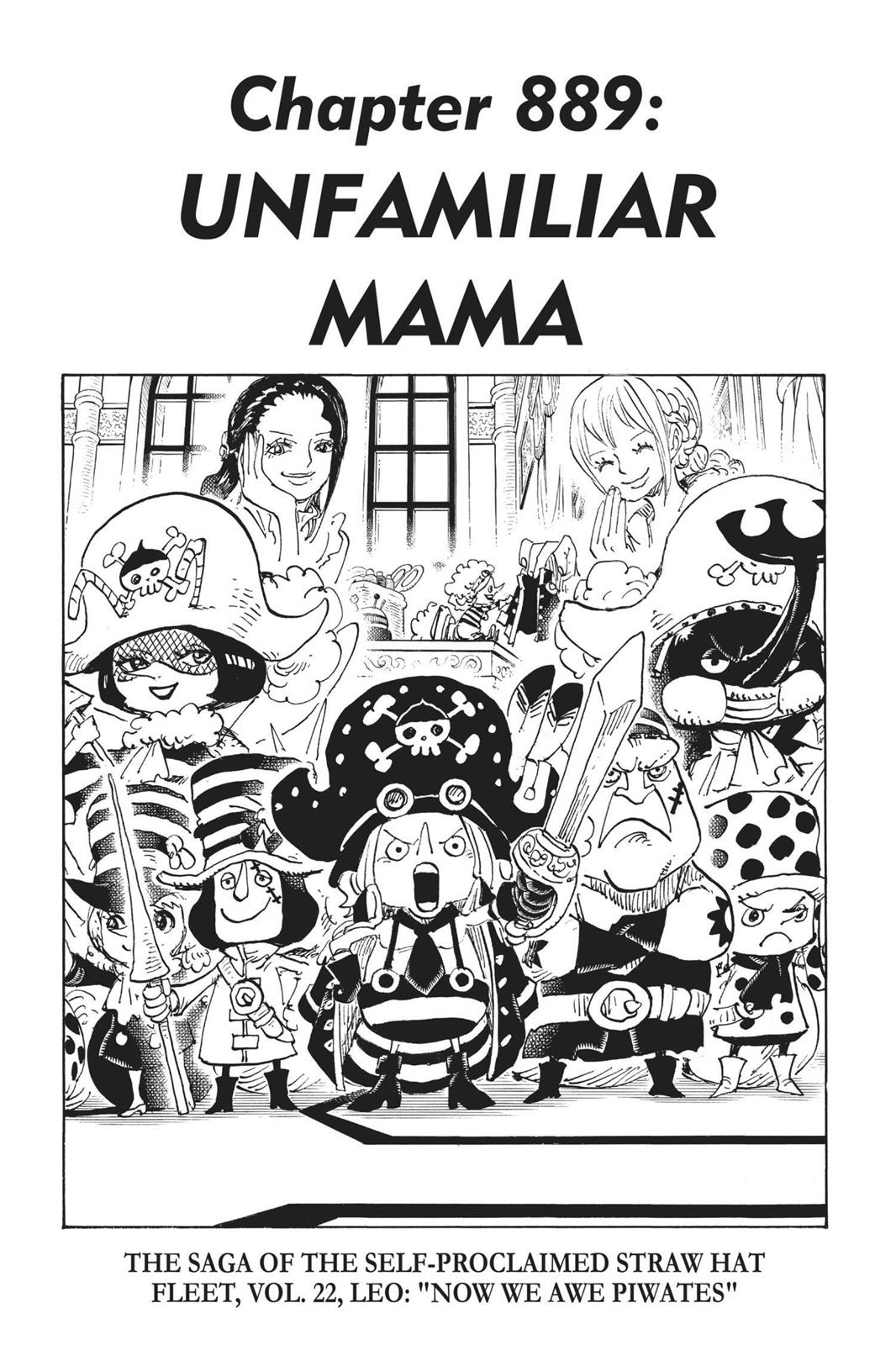  One Piece, Chapter 889 image 01