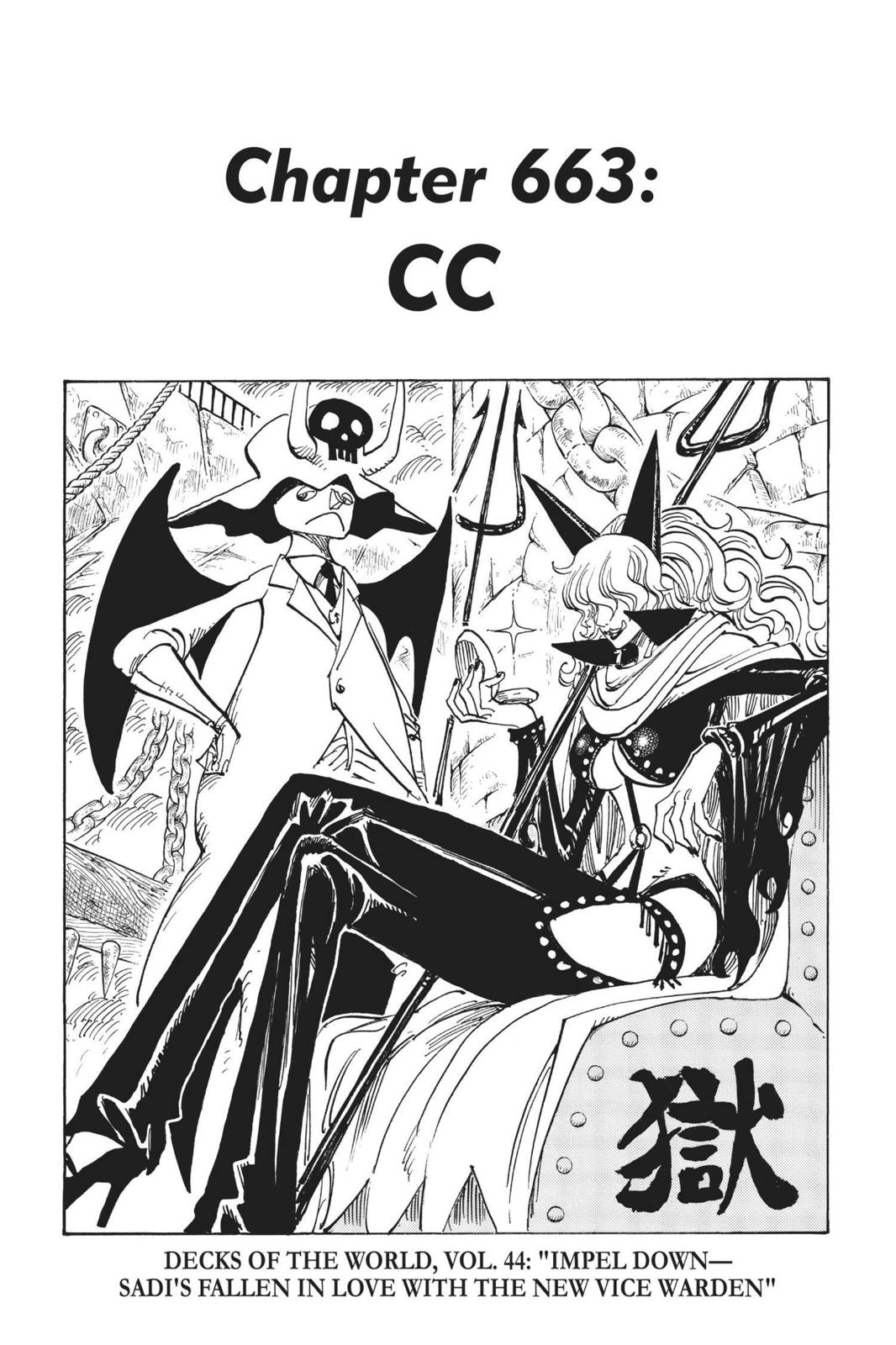  One Piece, Chapter 663 image 01