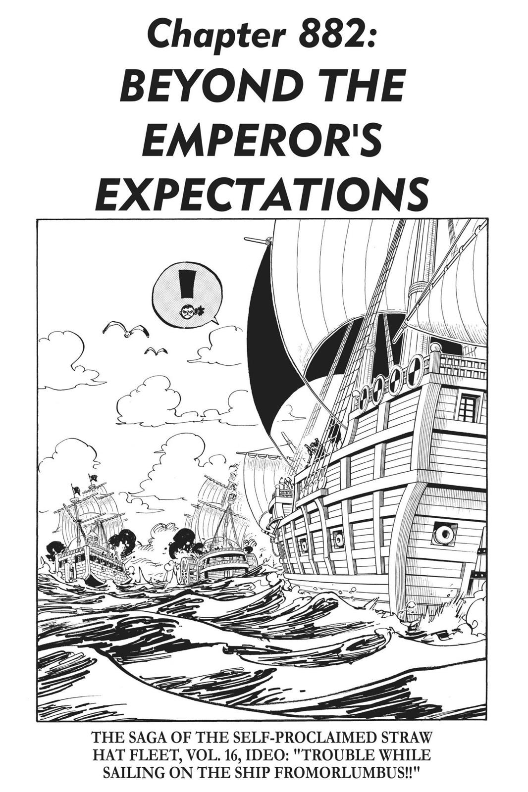 One Piece, Chapter 882 image 01