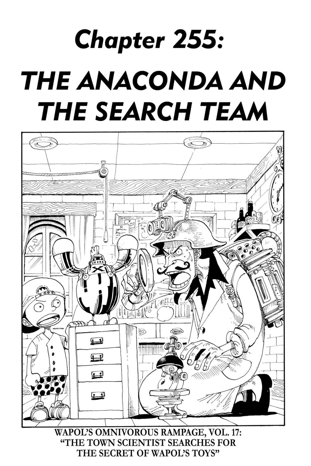 One Piece, Chapter 255 image 01