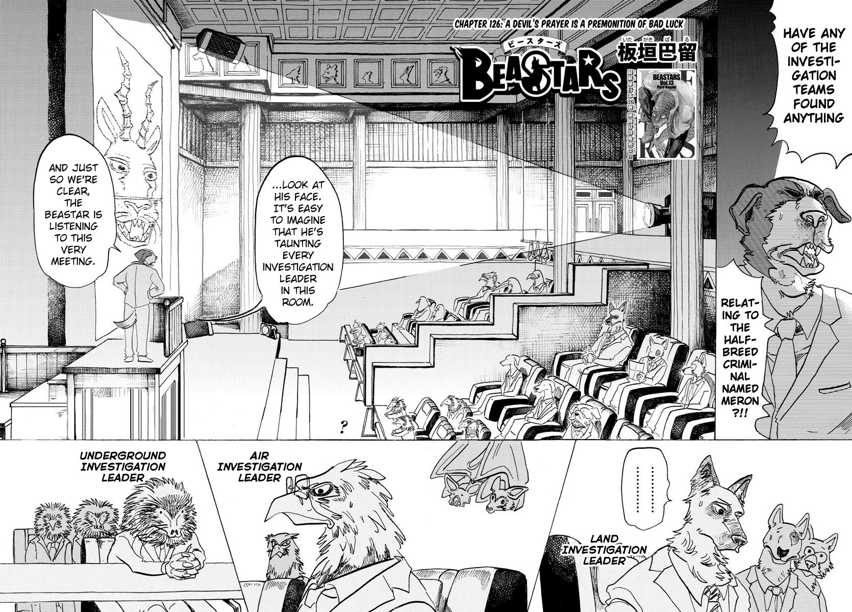 Beastars Manga, Chapter 126 image 002