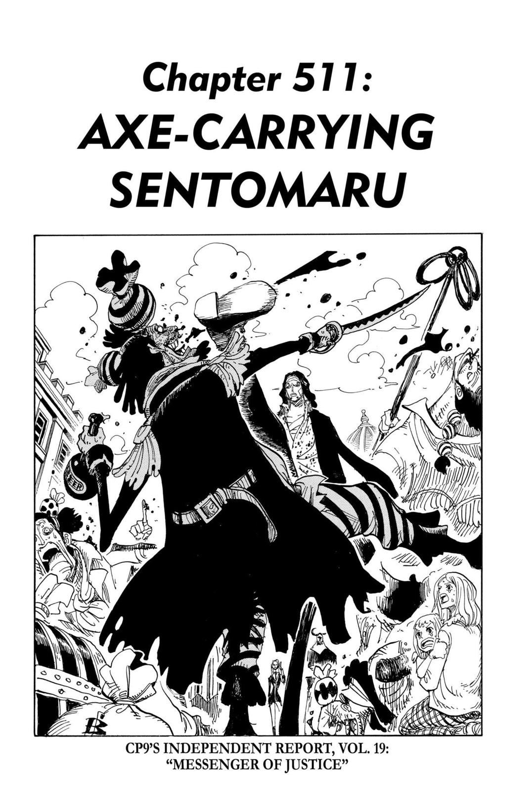  One Piece, Chapter 511 image 01