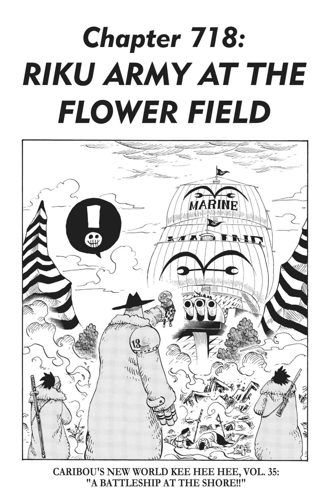  One Piece, Chapter 718 image 01