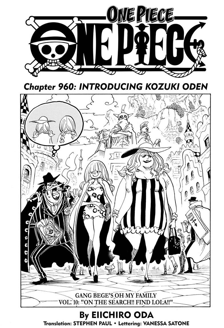 One Piece Chapter 960