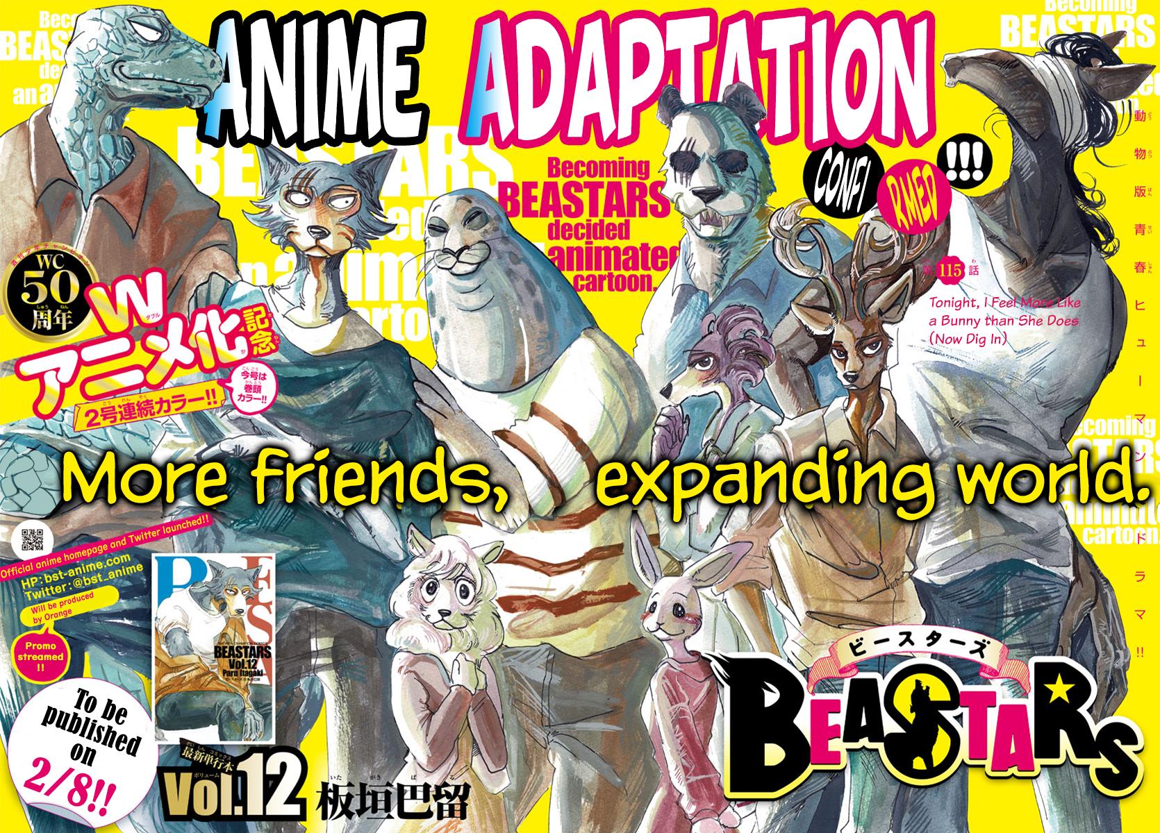 Beastars Manga, Chapter 115 image 001