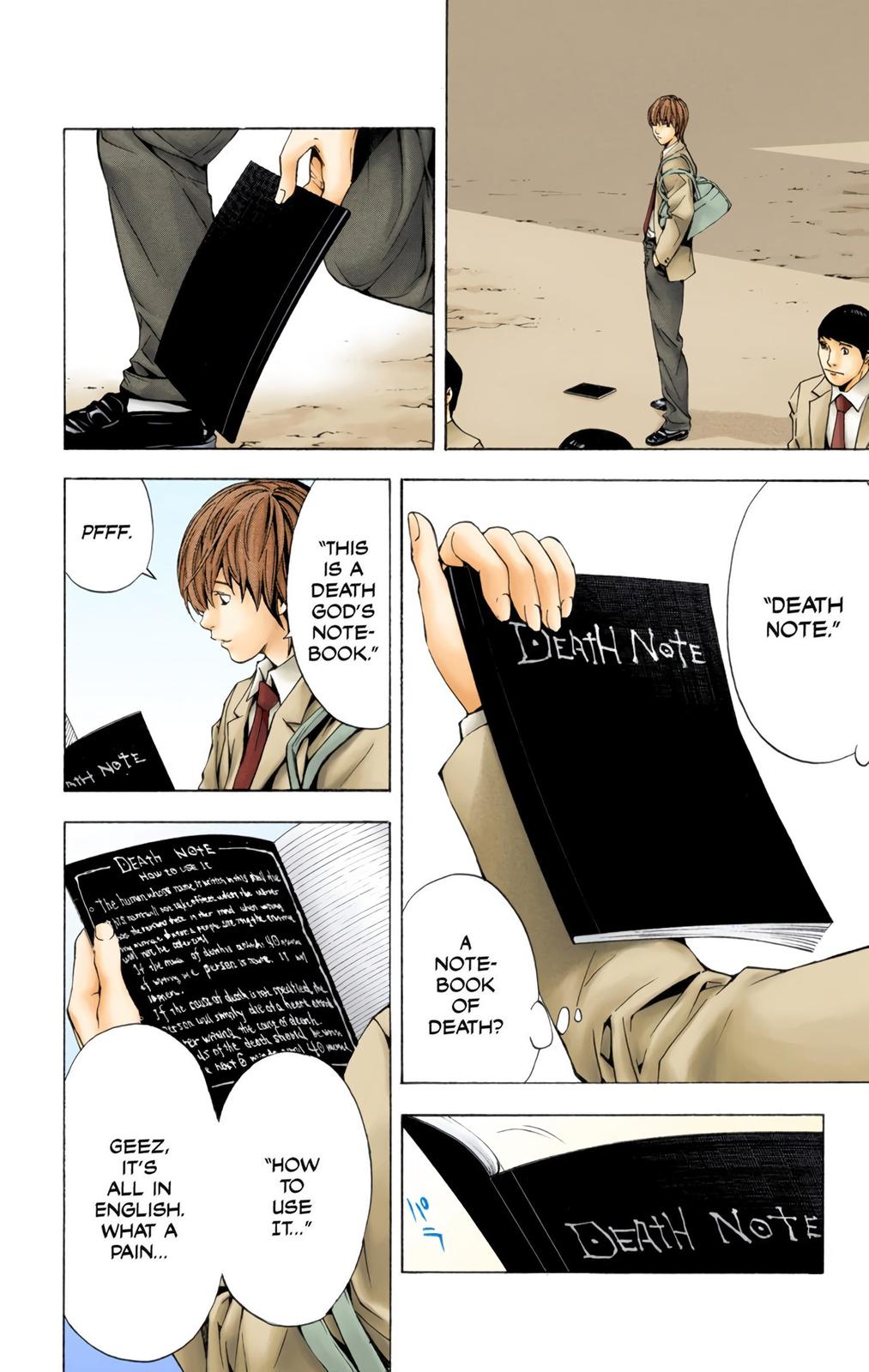 Death Note color,  Chapter 1 image 12