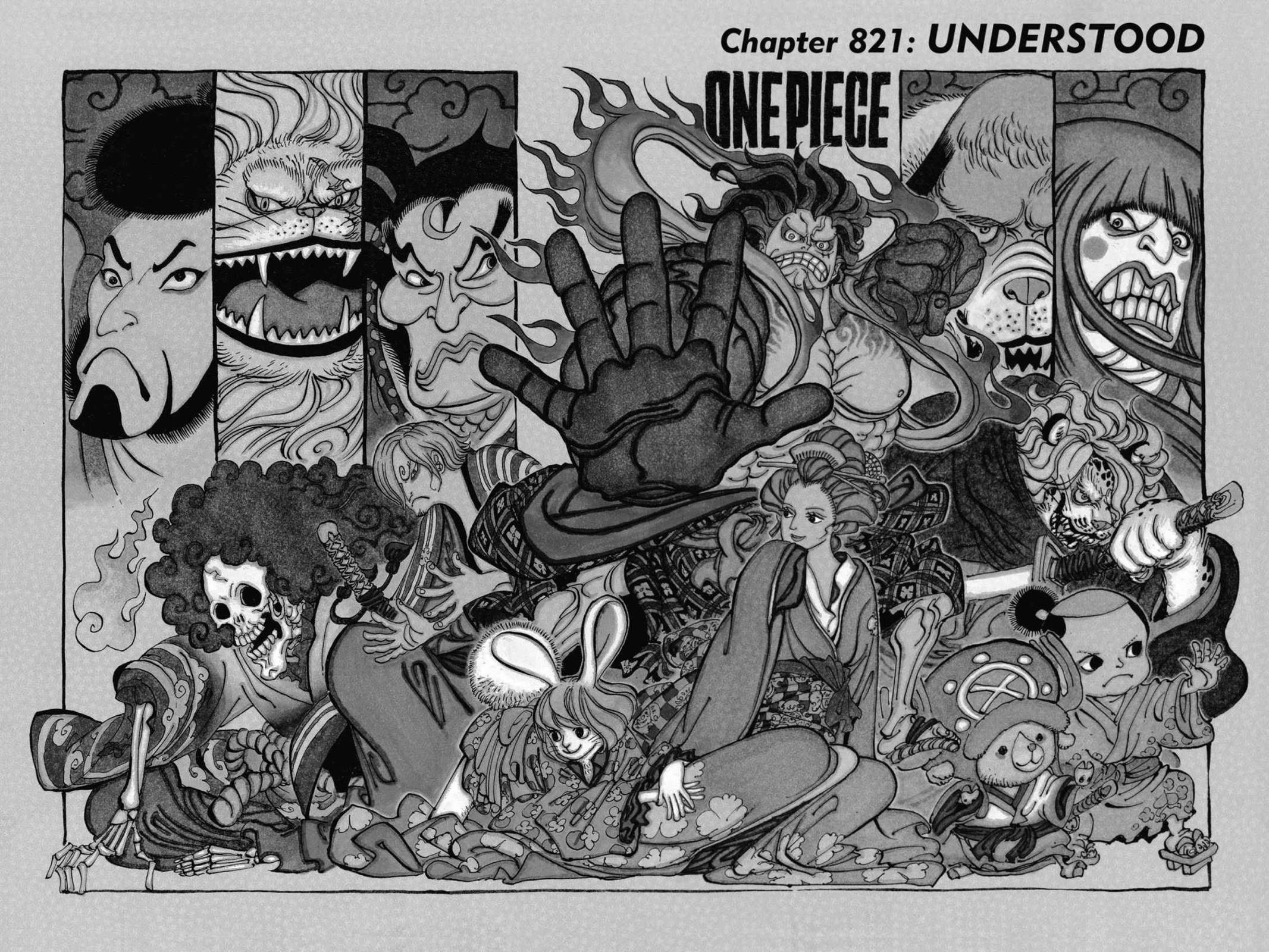  One Piece, Chapter 821 image 01