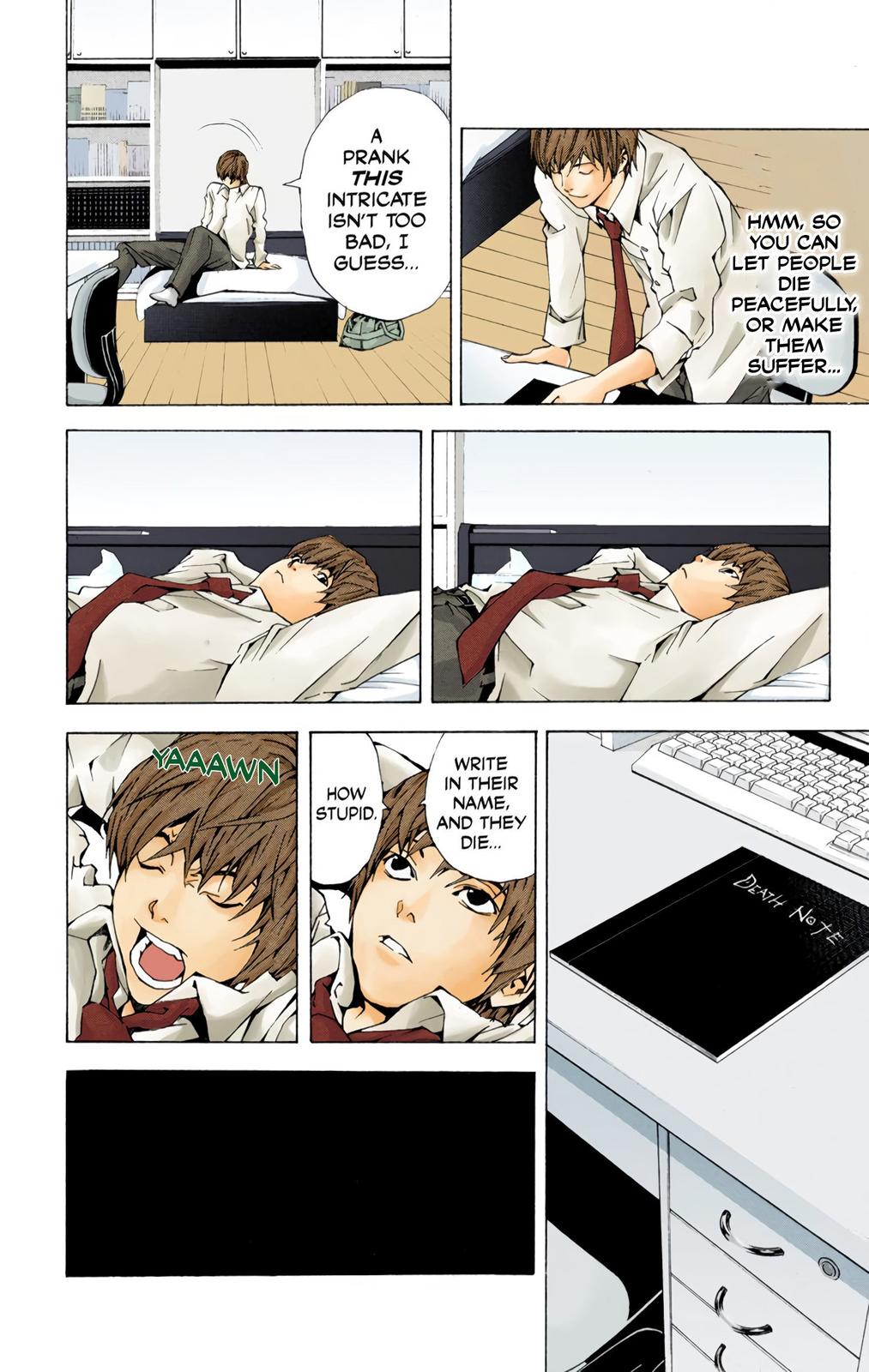  Death Note color,  Chapter 1 image 14