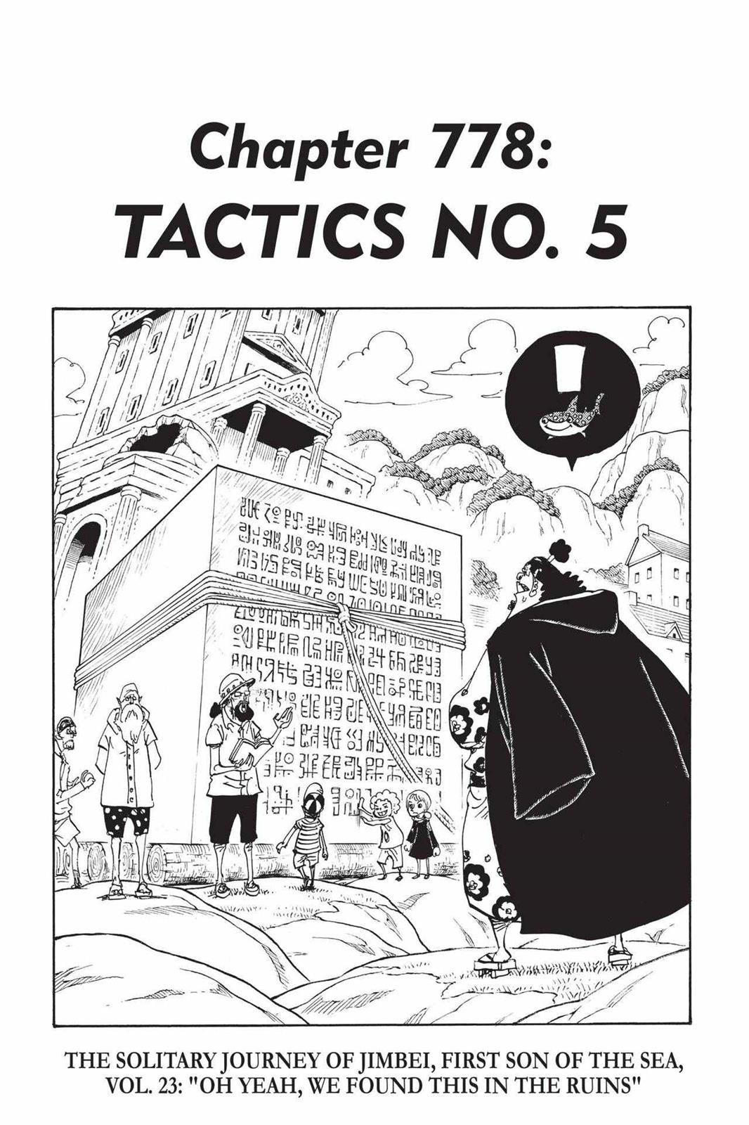  One Piece, Chapter 778 image 01