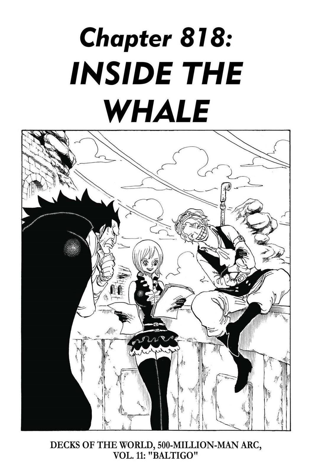  One Piece, Chapter 818 image 01