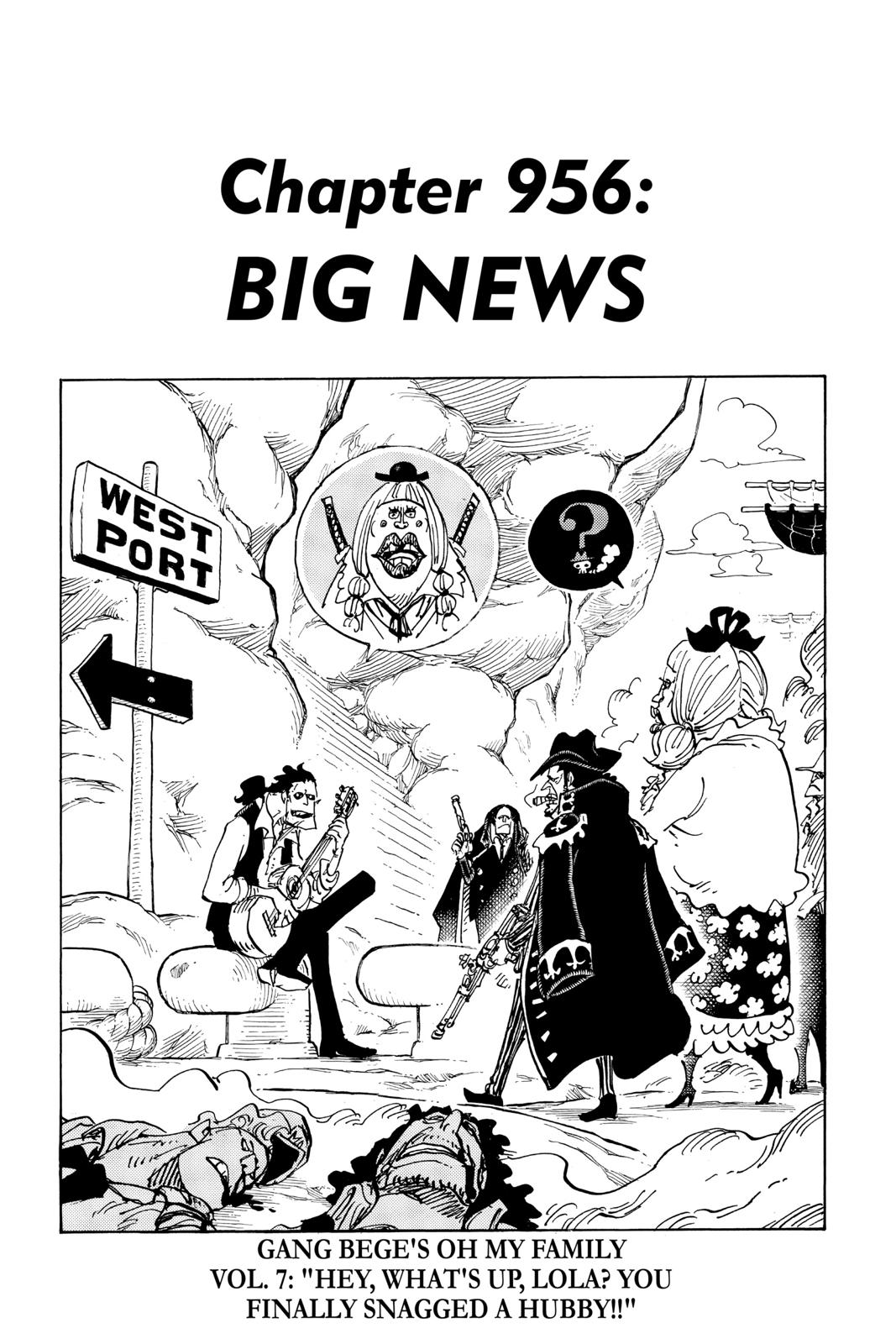  One Piece, Chapter 956 image 01