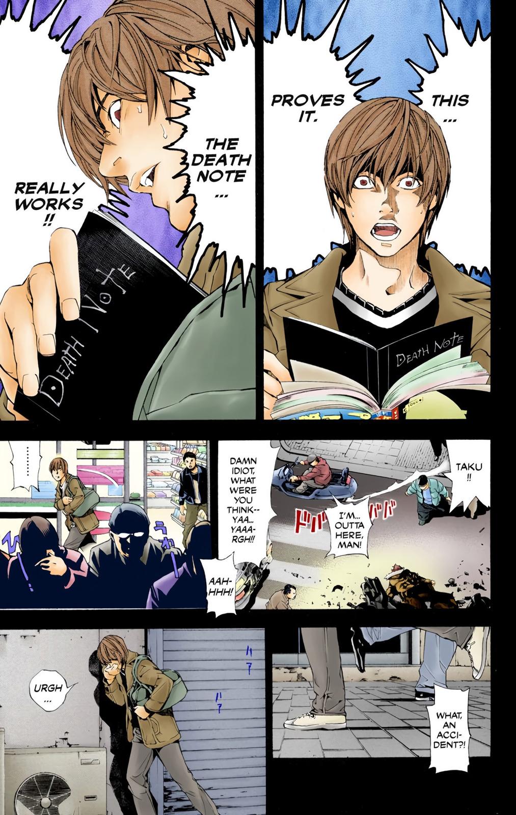  Death Note color,  Chapter 1 image 41