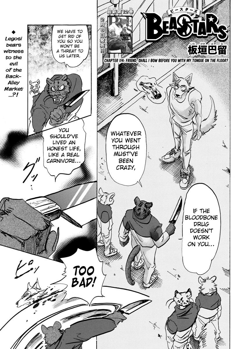 Beastars Manga, Chapter 114 image 001