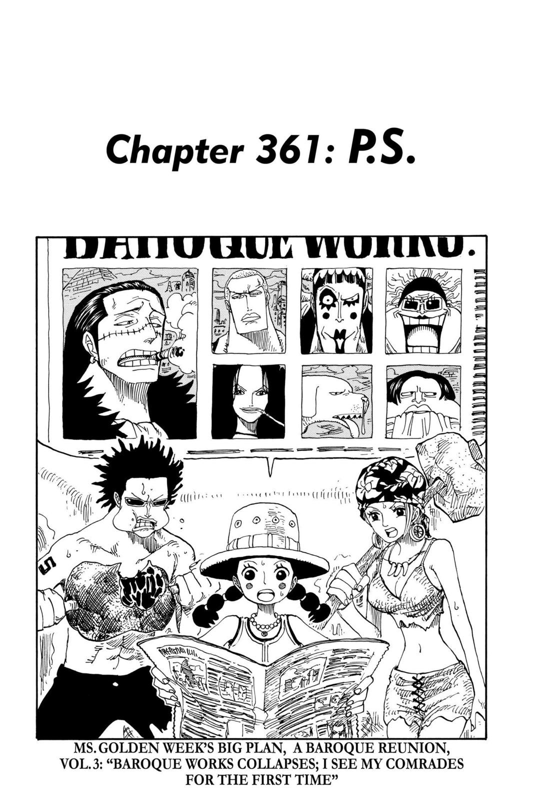  One Piece, Chapter 361 image 01