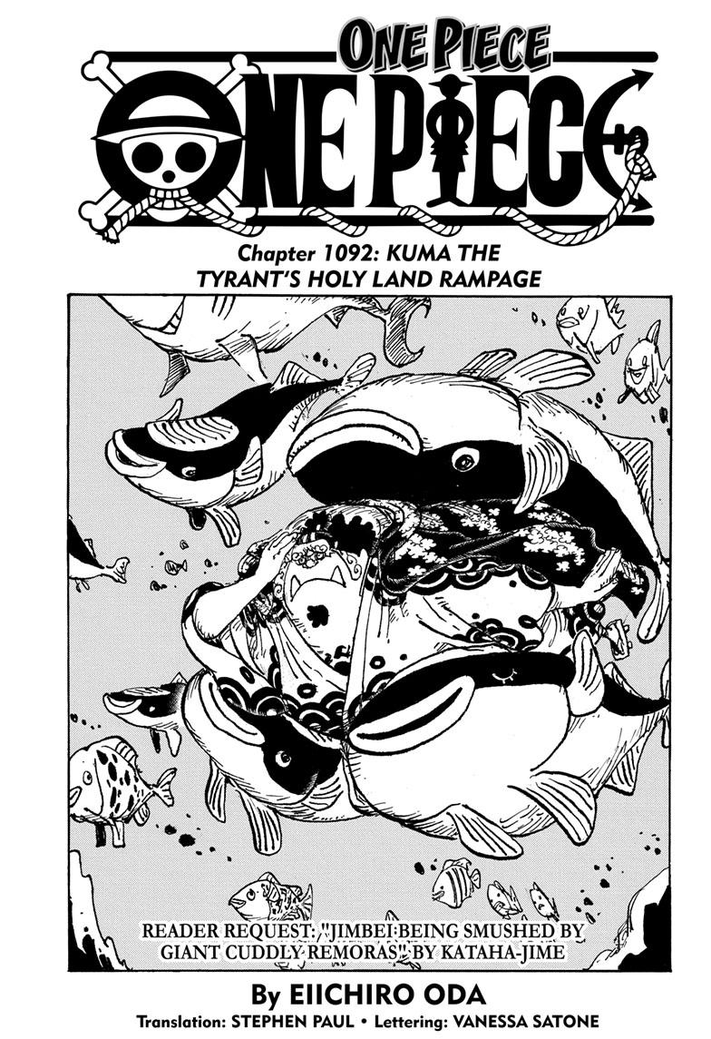  One Piece, Chapter 1092 image 01