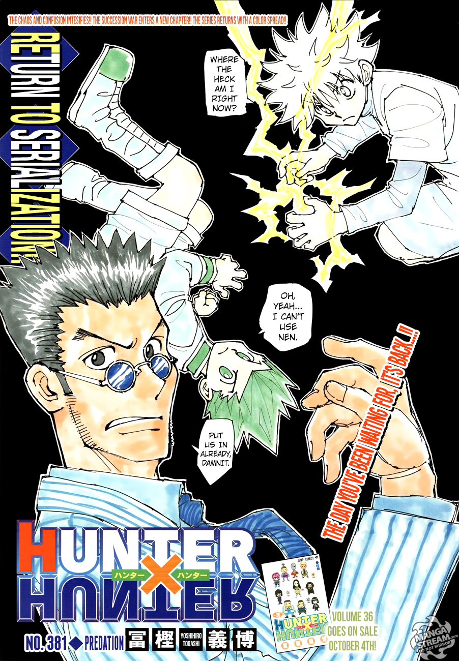 Hunter X Hunter Chapter 381
