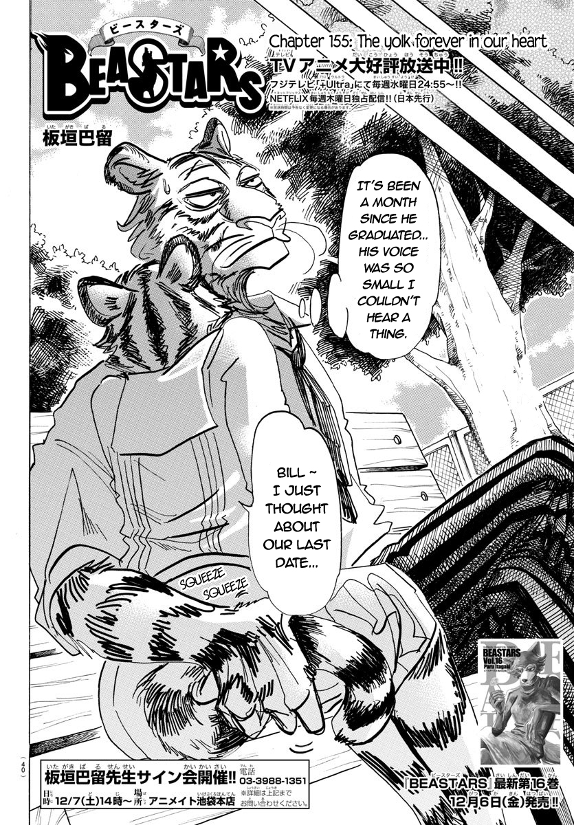 Beastars Manga, Chapter 155 image 002
