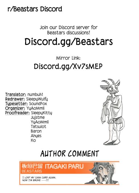 Beastars Manga, Chapter 181 image 020