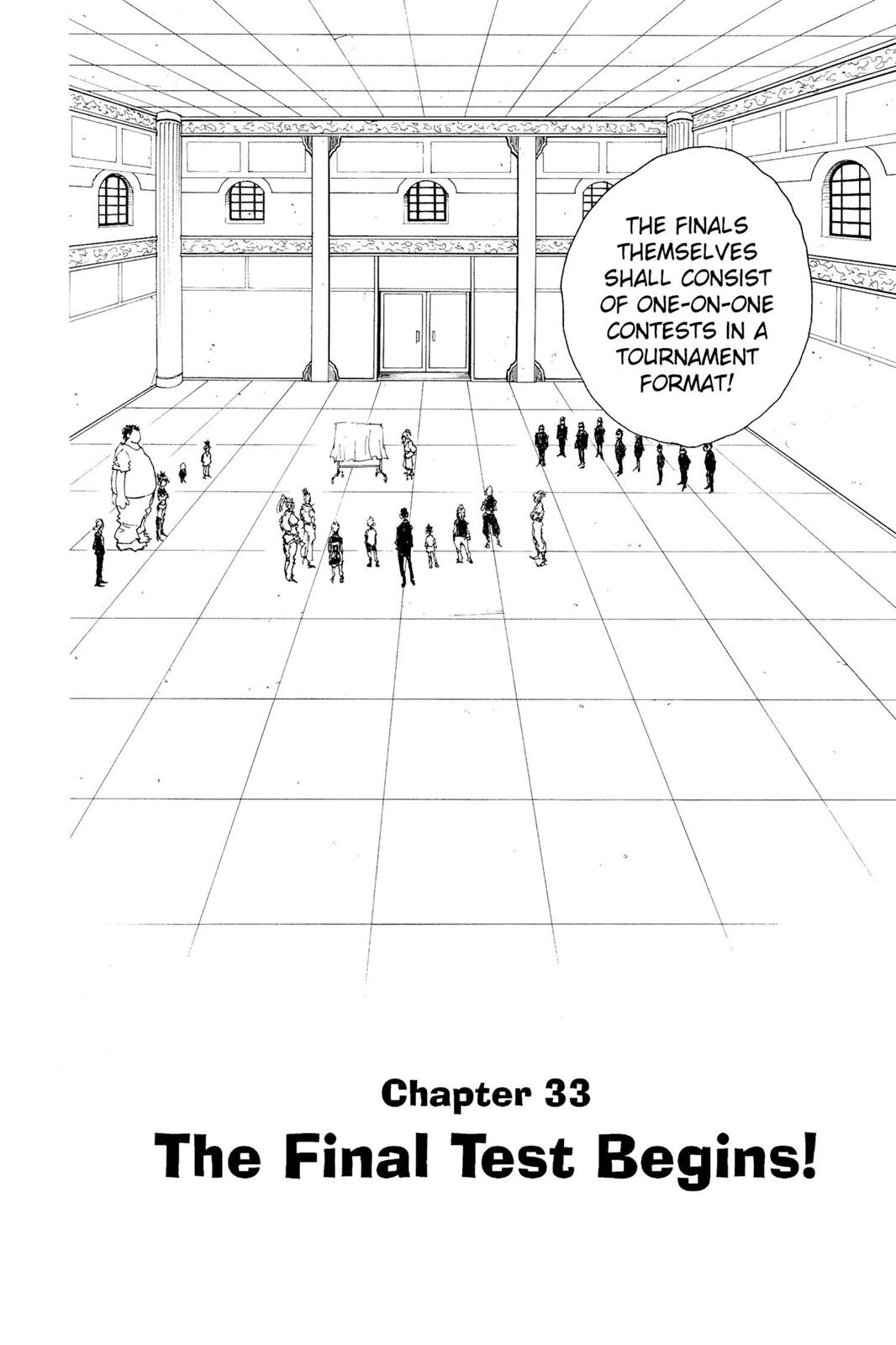 Hunter X Hunter Chapter 33