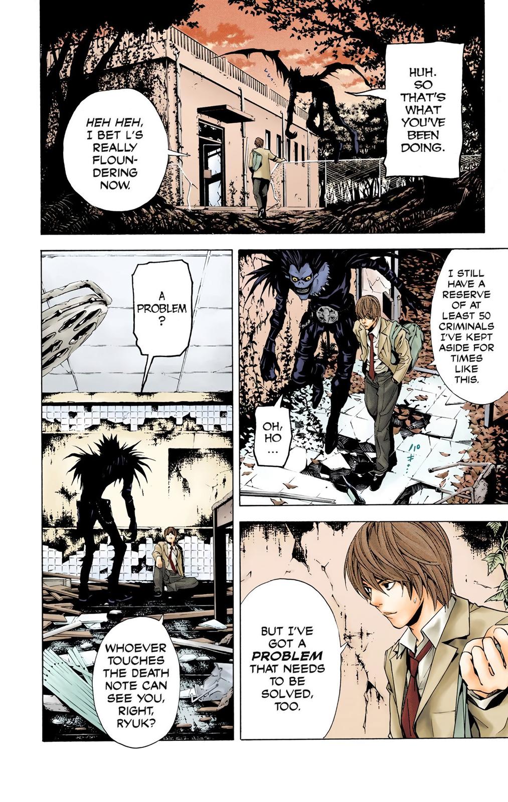  Death Note color,  Chapter 3 image 25