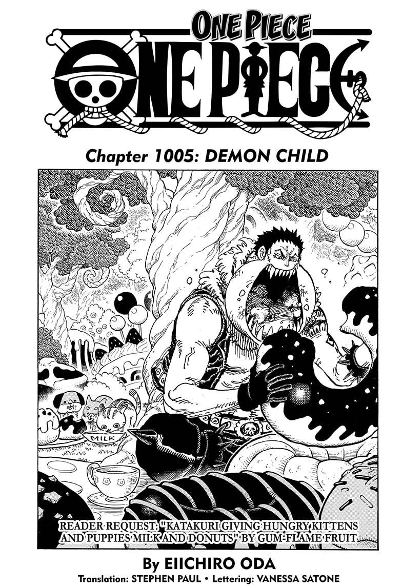  One Piece, Chapter 1005 image 01