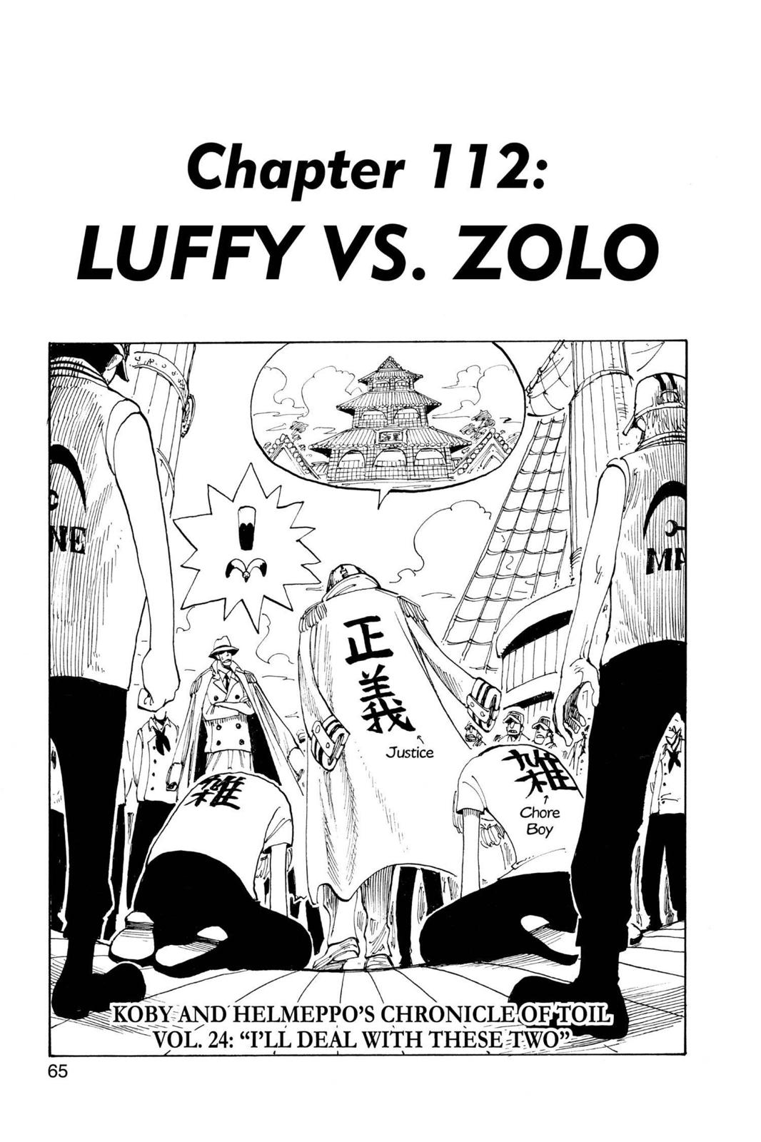  One Piece, Chapter 112 image 01
