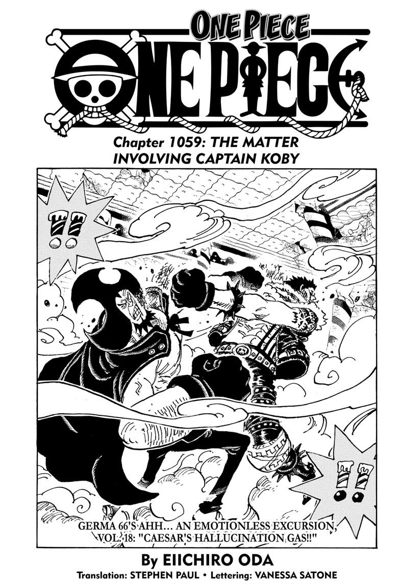  One Piece, Chapter 1059 image 01
